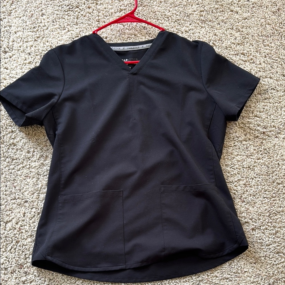 Black Women's scrub top